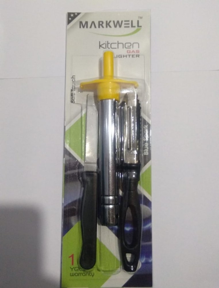 SS(knife and lighter) Markwell Kitchen Gas Lighter Set