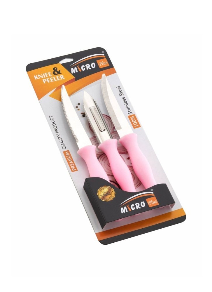 Micro Plus Ultra 3 Pieces SS Knife Set, For Kitchen