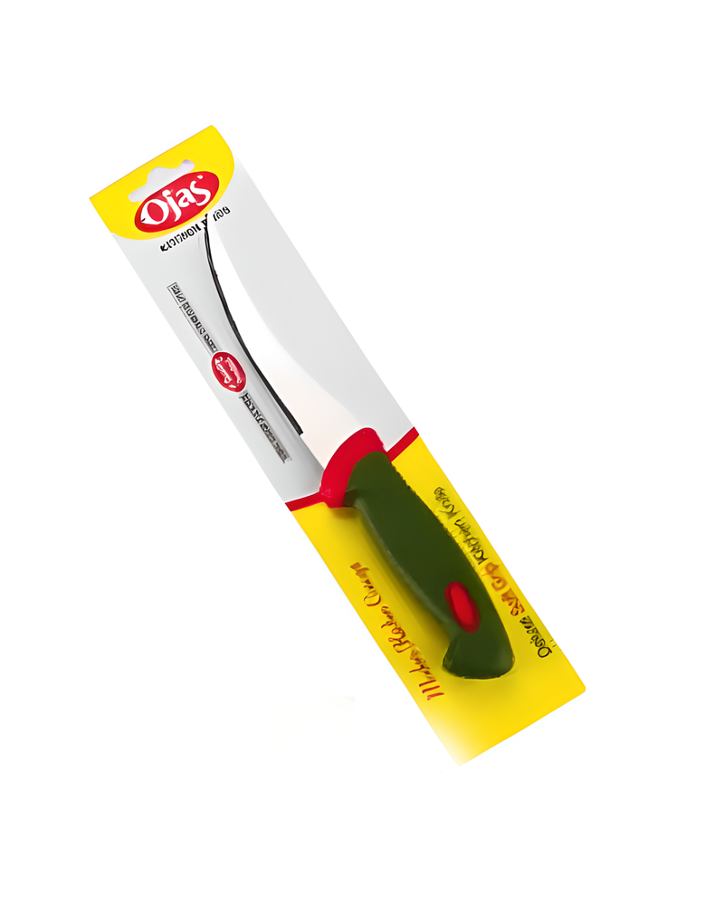 OJAS Black DX Soft Grip 8  Steak Edge Knife, For Vegetable Cutting