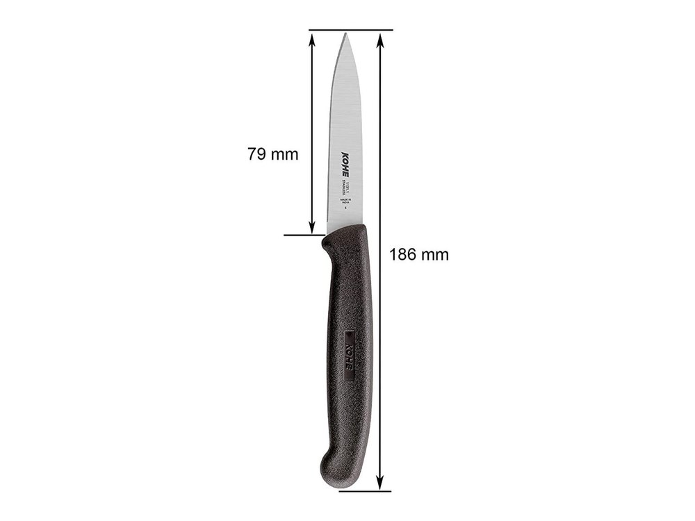 Black Stainless Steel KOHE PARING KNIFE 1131.1 186MM
