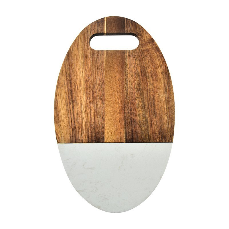 White And Brown High Quality Marble Cheese Board, For Kitchen
