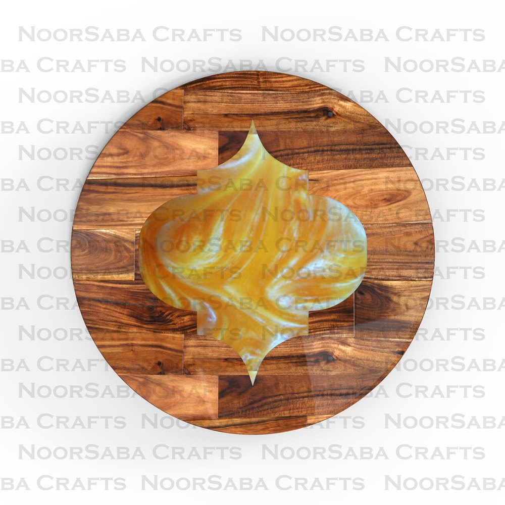 Quatrefoil Wooden Chopping Board