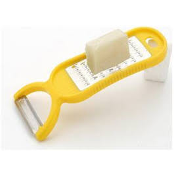 yellow Plastic 2 in 1 Peeler and Grater- Stainless Steel - Peeler for Kitchen