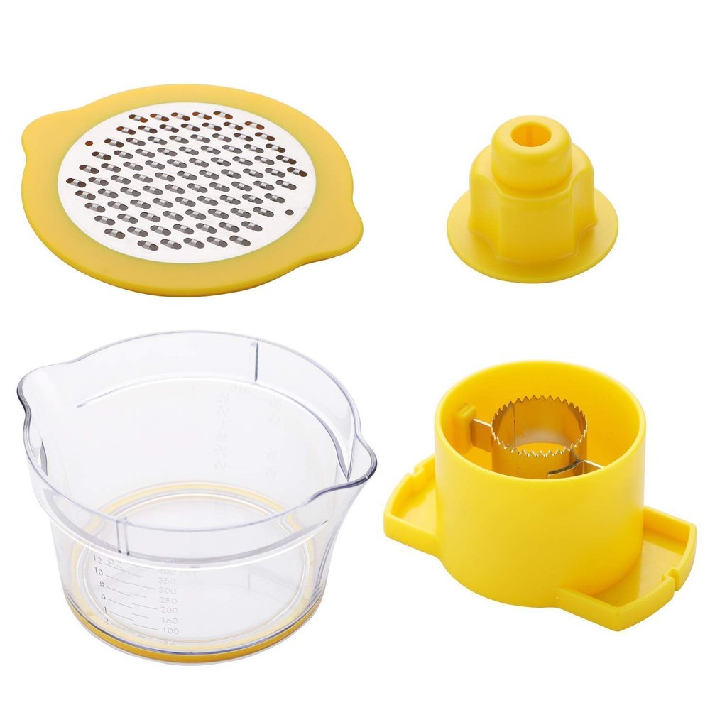 Multicolor ABS, Durable Plastic 2 In 1 Corn Stripper With Corn Peeler, For Kitchen, Food Grade