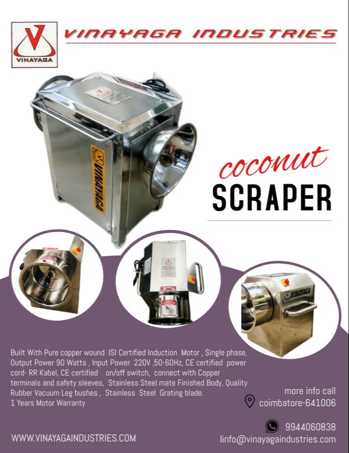 Silver Coconut scrapper