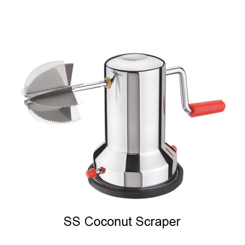 Addhar Stainless Steel SS Coconut Scraper