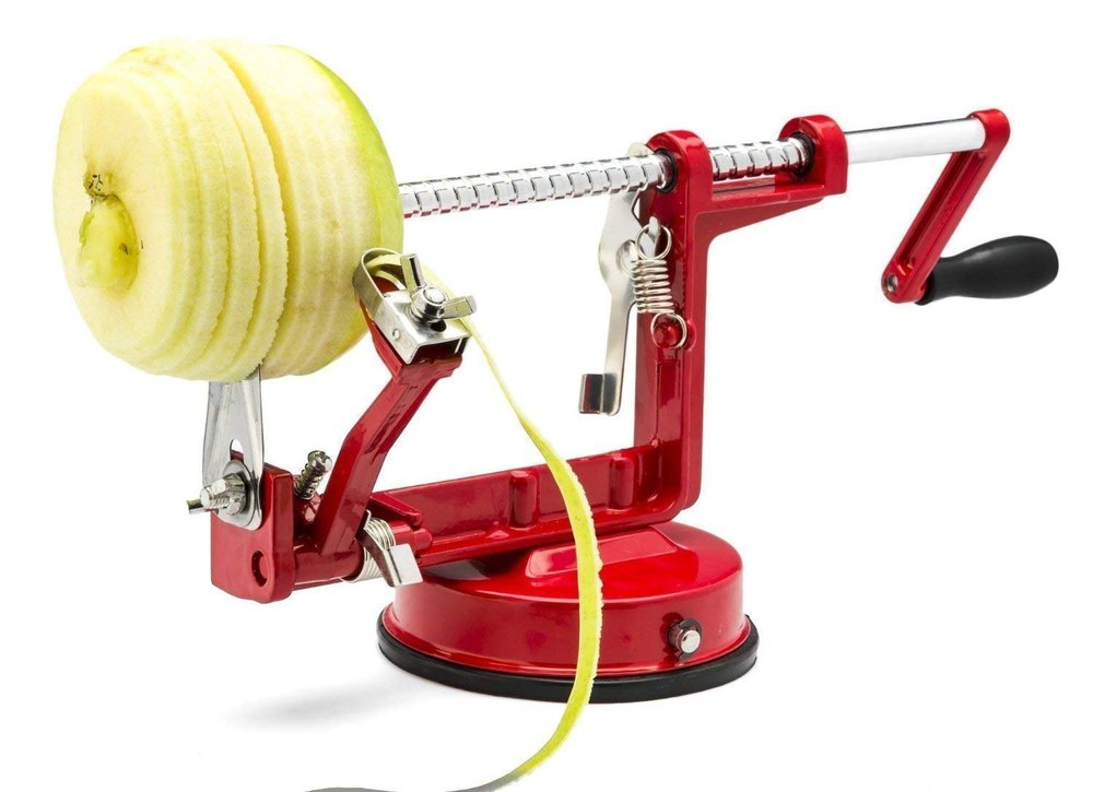 Red Stainless Steel APPLE PEELER, For Kitchen