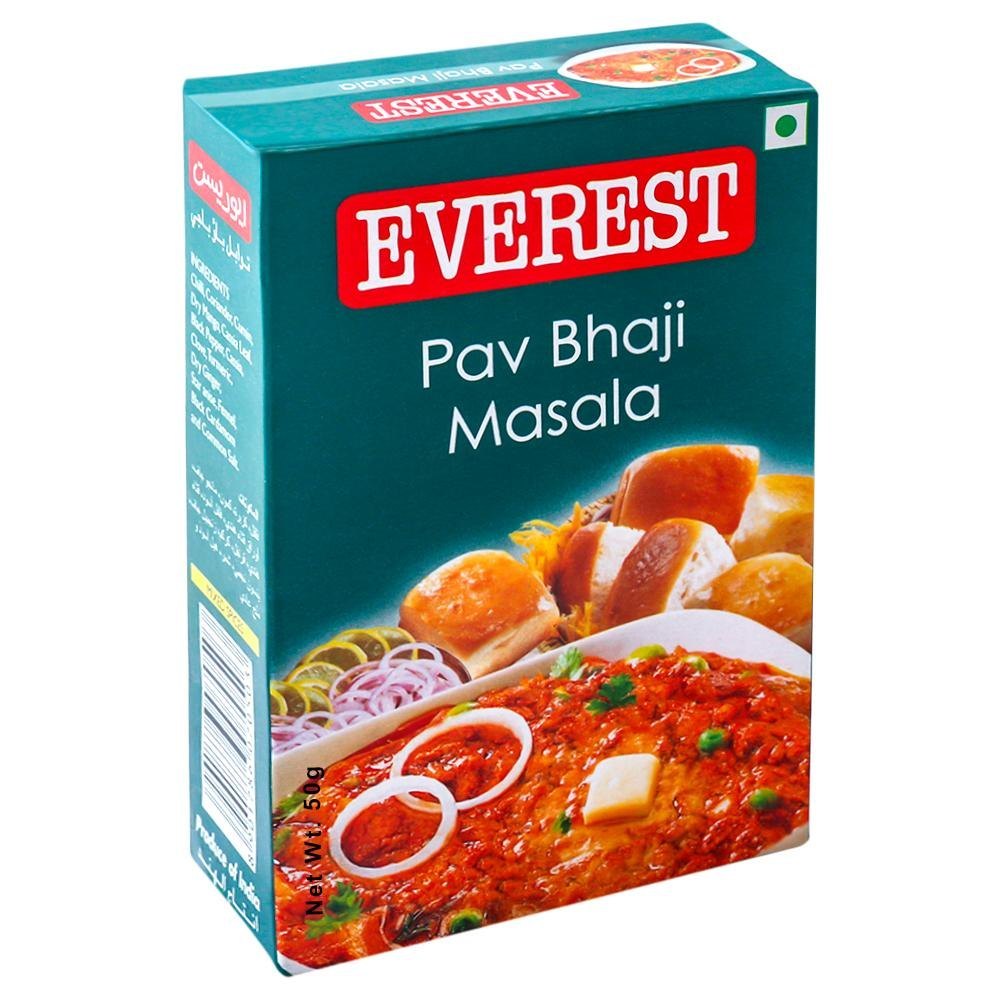 Everest Pav Bhaji masala, Packaging Size: 100 g, Packaging Type: Box