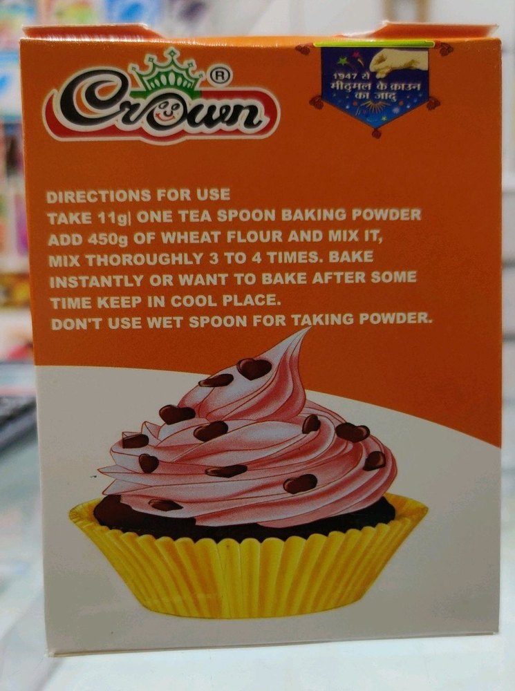 crown Baking Powder In 50 Gms, For Bakery