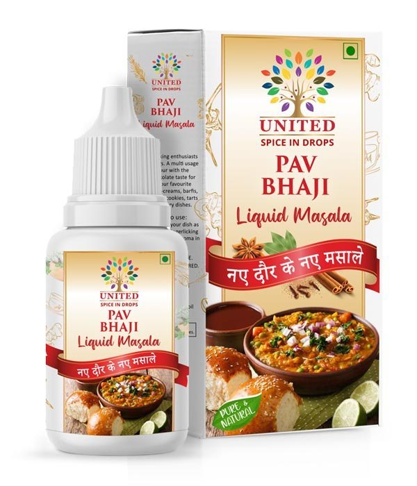 Spice in Drops Pav Bhaji Masala, Packaging Size: 25 ML, Packaging Type: Box