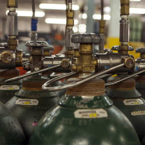 Pank Mild Steel Industrial Gas Cylinders
