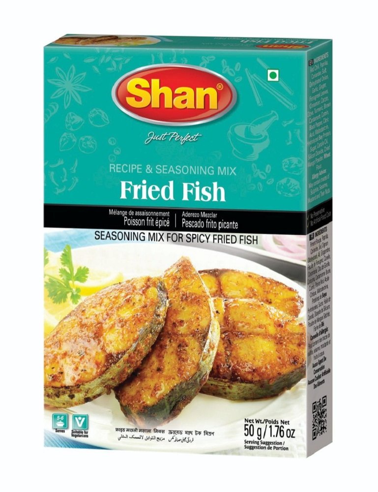Shan Fried Fish Masala, Packaging Size: 50 g, Packaging Type: Box
