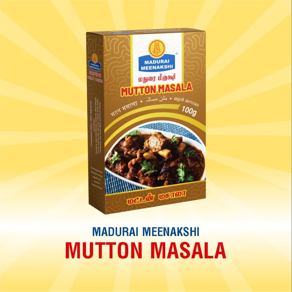 Madurai Meenakshi Exporter of Mutton Masala, Packaging Size: 500 g, Packaging Type: Box