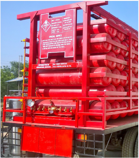 Hydrogen Gas Cylinder Skid
