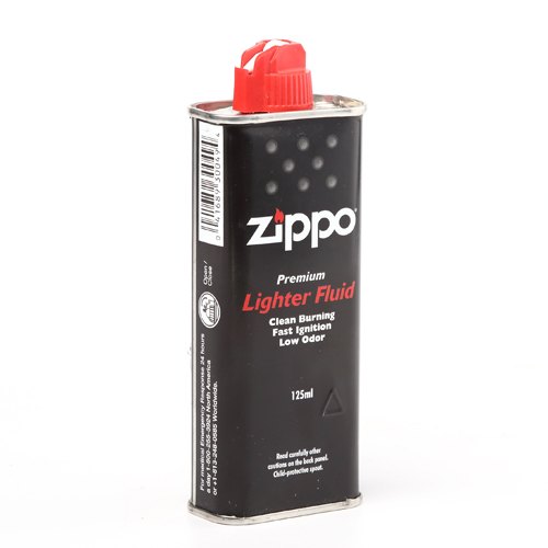 Black Metal Zippo Fuel for Lighter, Size: 125 Ml