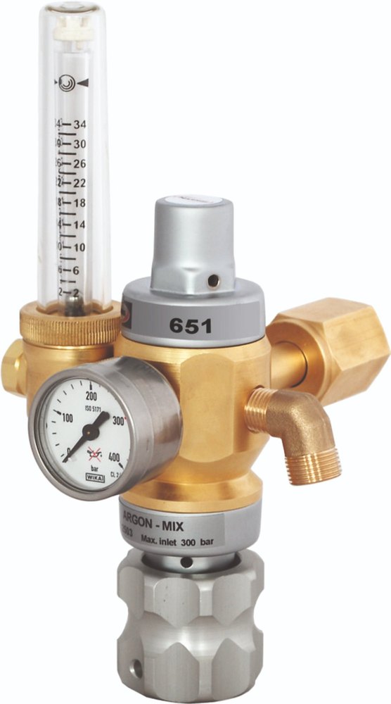 230 Bar Harris 651 Shielding Gas Saving Double Stage Flowmeter Regulator, For Industrial