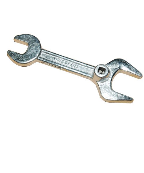 Weltech Silver Spanner Medical Oxygen Cylinder Key Drop Forged, Model Name/Number: PSW-OCK01