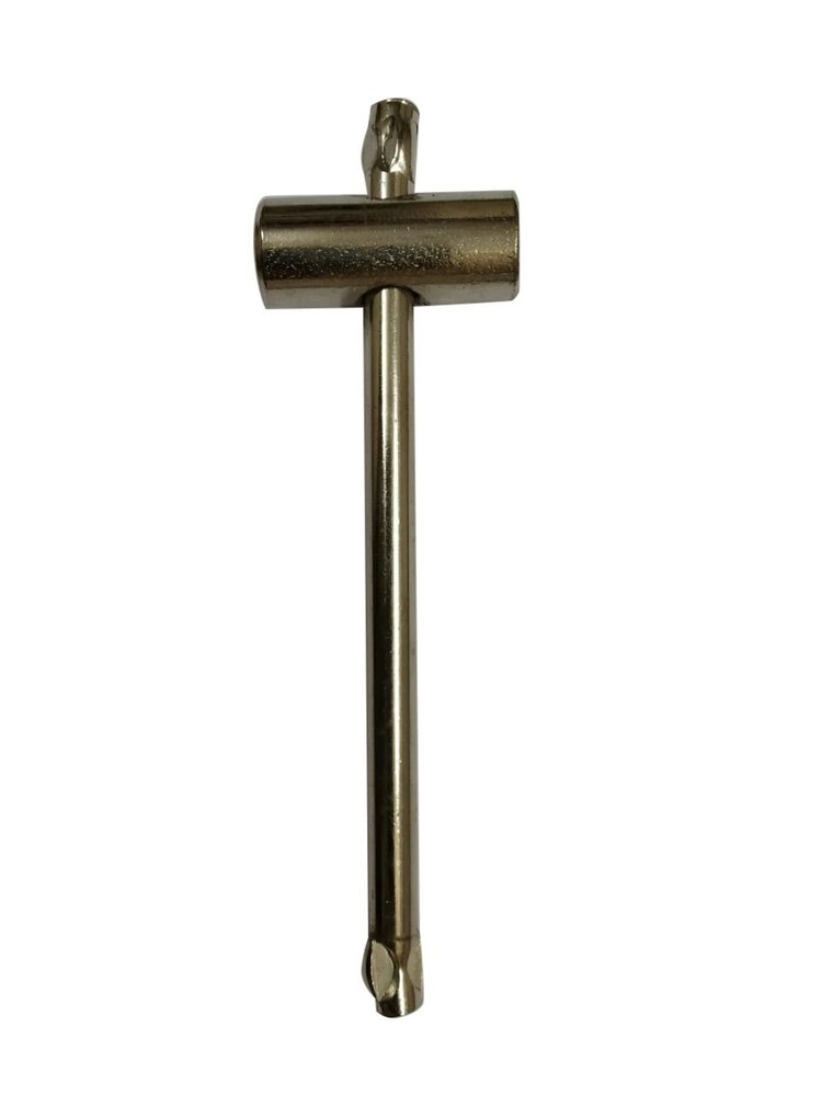 SILVER Mild Steel Oxygen Gas Cylinder Key, For Industrial