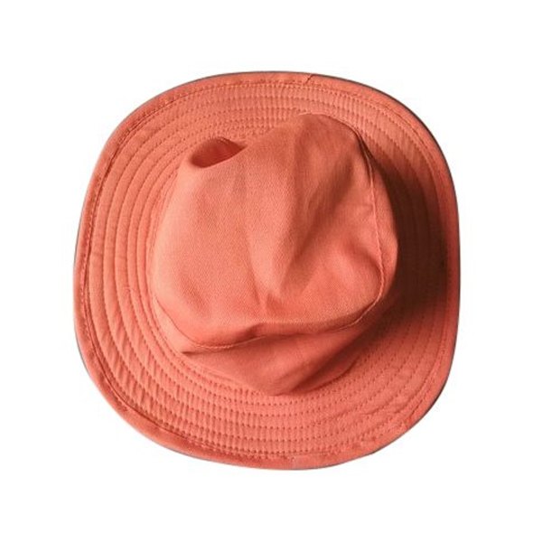Peach Cotton Round Hat