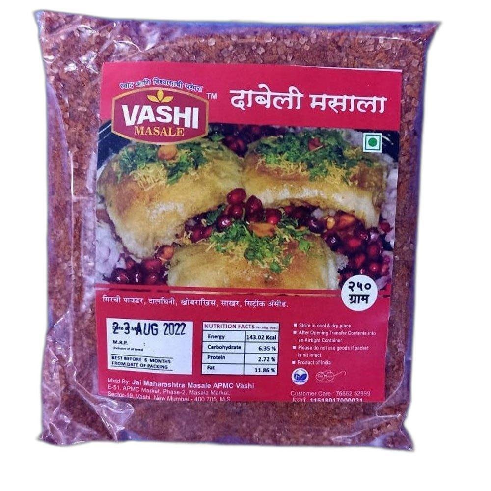Vashi Dabeli Masala, Packaging Size: 250g, Packaging Type: Packets