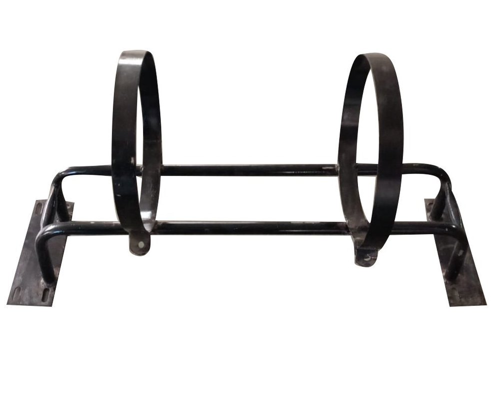 Mild Steel CNG Cylinder Stand, Size: 12 Inch(length)