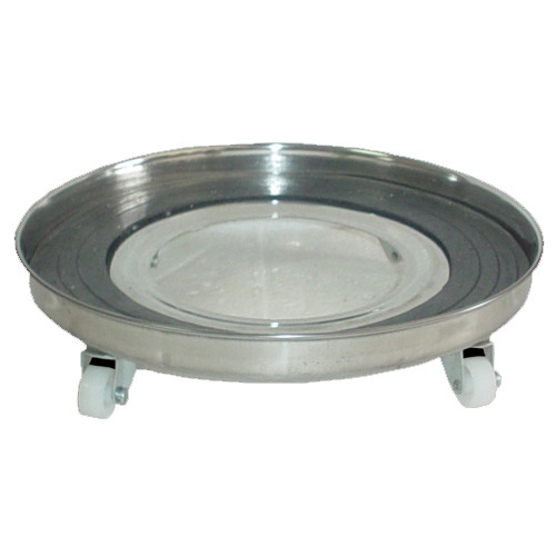 Stainless Steel Silver Cylinder Stand, Load Capacity: 20-40 Kg, Thickness: 2-5 Mm
