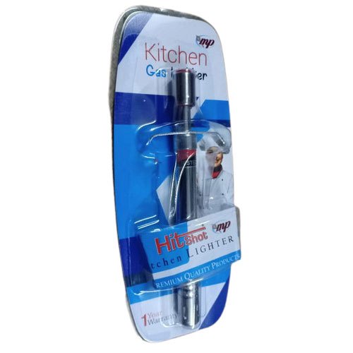 Silver Spark Gas Lighter, For Kitchen