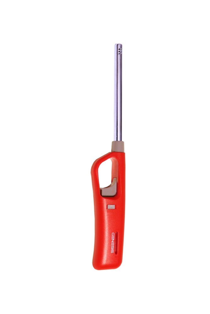 Genesis Red Plastic & SS Pipe Puja Lamp Barbeque Candle Fireworks & Gas Stove Flame Lighter