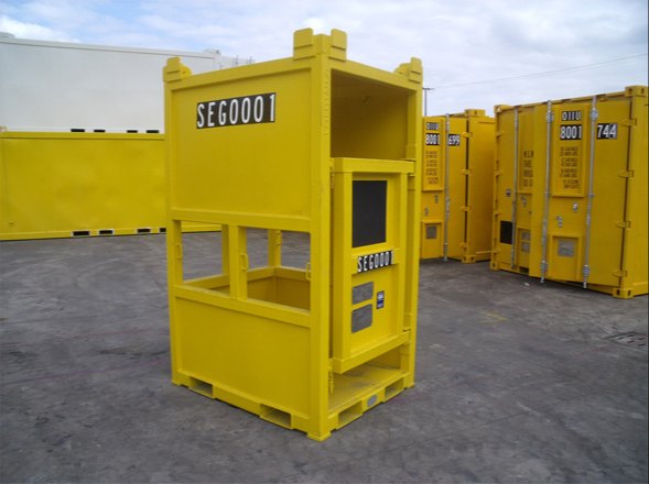 Storage Rack Paint Coated DNV 2.7-1 Certified 4 Cylinder Racks