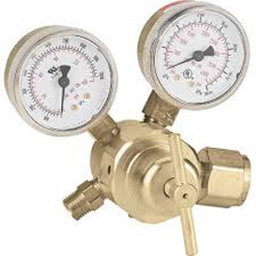Brass Silvery White Gas Welding Regulators