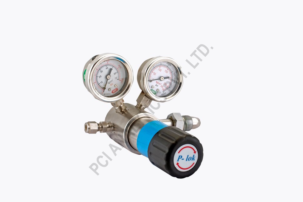 P-Lok 150 Bar To 20 Bar Cylinder Regulator, For Industrial