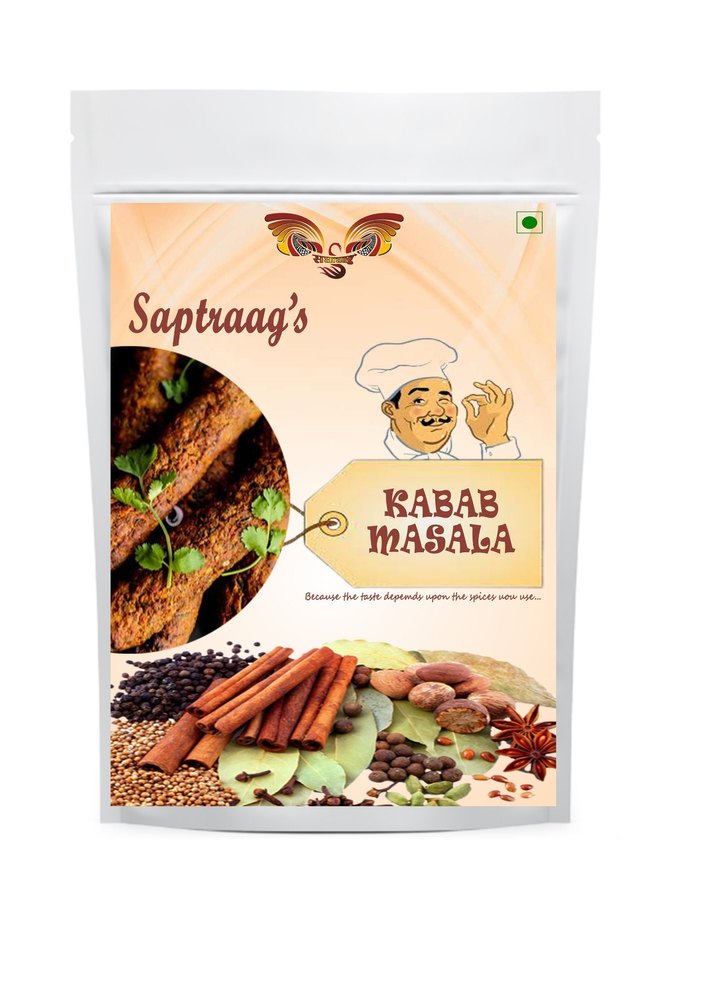 Saptraag Kabab Masala, Packaging Type: Pouch