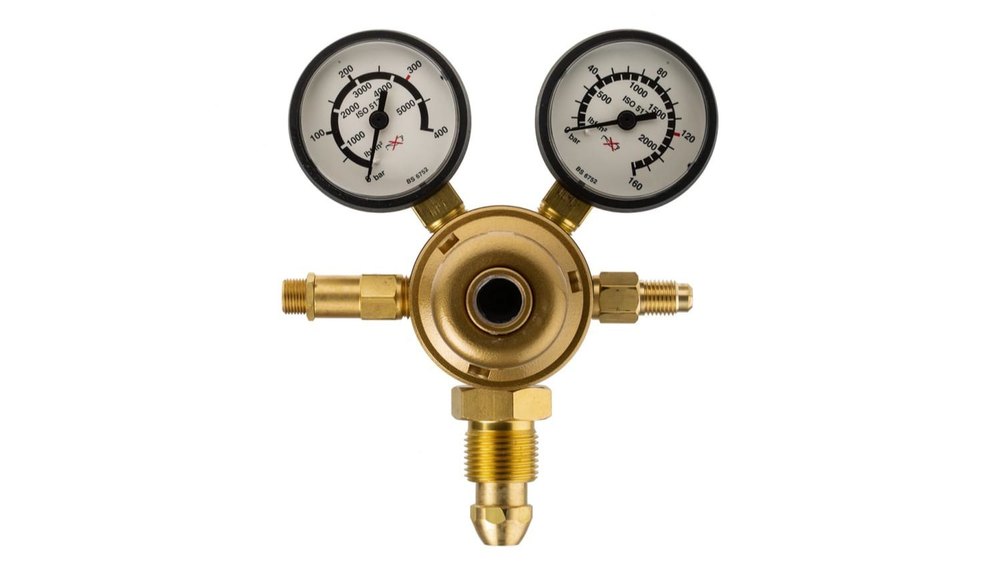 Brass Oxygen High Pressure Cylinder Regulators, For Industrial