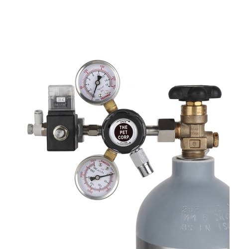 Stainless Steel CO2 Double Gauge Regulator, For Industrial