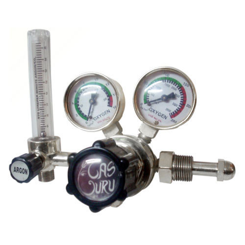 Mediline Stainless Steel Double Stage And Gauge Regulator, For Medical Industry
