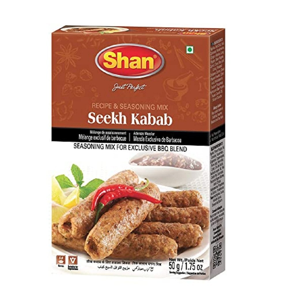 Shan Seekh Kabab Masala, Packaging Size: 50 g, Packaging Type: Box