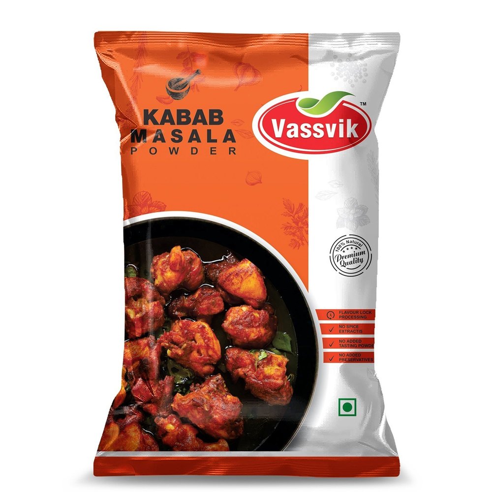 Vassvik 25g Kabab Masala Powder, Packaging Type: Packets
