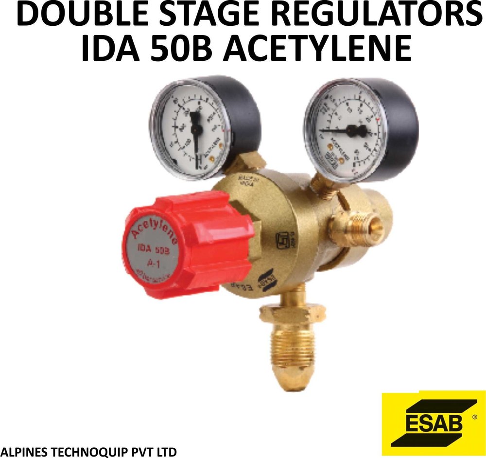 ESAB-IDA 50B ACETYLENE (DOUBLE STAGE REGULATOR)