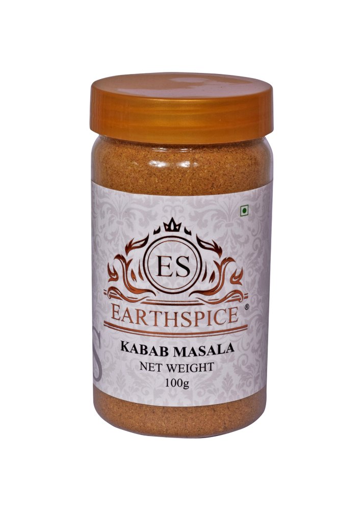 Spicy 100g Earthspice Kabab Masala, Packaging Type: Jar