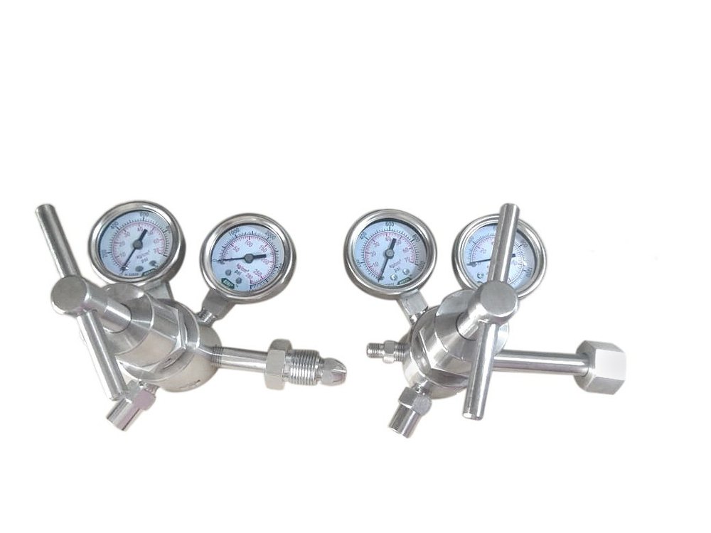 140 Bar Stainless Steel Hydrogen Gas Pressure Regulator, For Industrial
