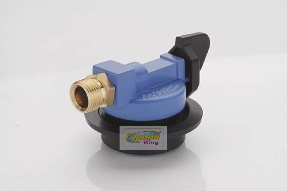 High Pressure Grey 3/8 inches LPG Adapter 22 mm - 200 Gram For Reliance Cylinder for Hotel