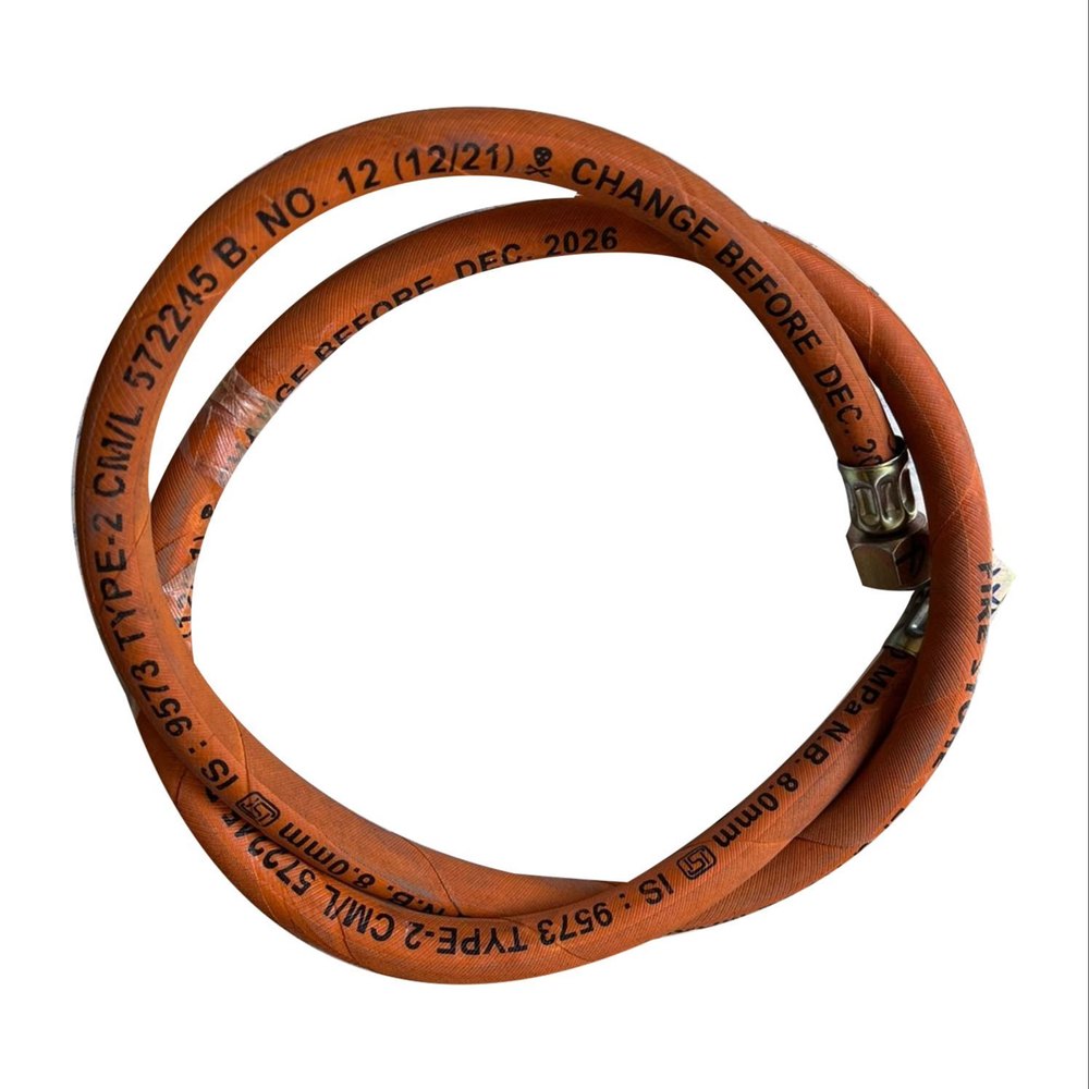 Rubber 4 inch High Pressure Gas Pipe, 12 m