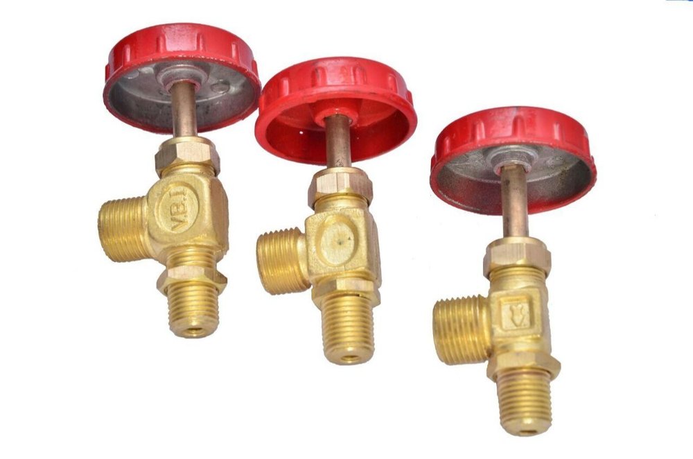 Golden Brass LPG Nozzle Valve, For Gas Fitting, Size: 4inch