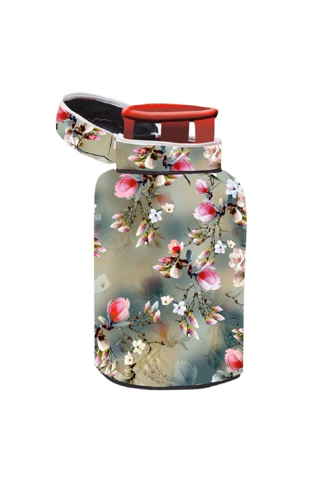 PVC Floral Printed Cylinder Cover, For Home