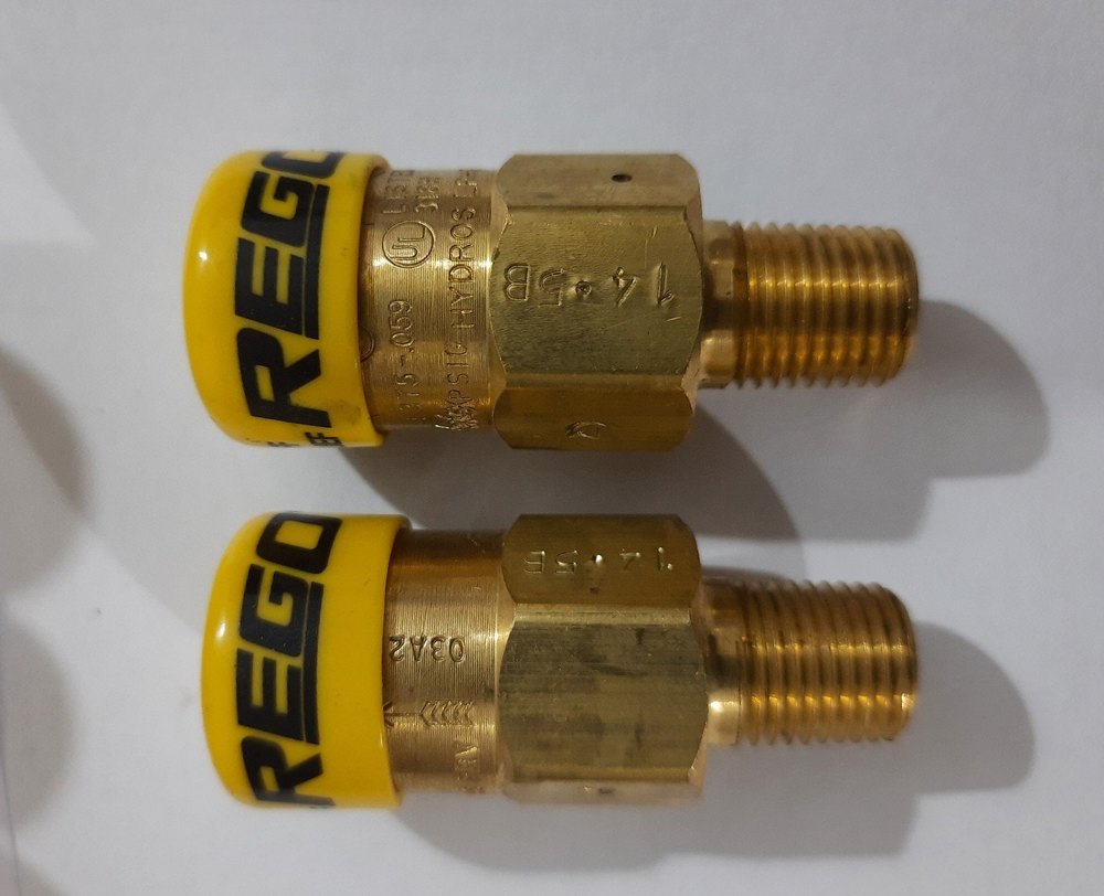 Brass Gas Pop Action Valve Lpg, Model Name/Number: Rego - Made In Usa