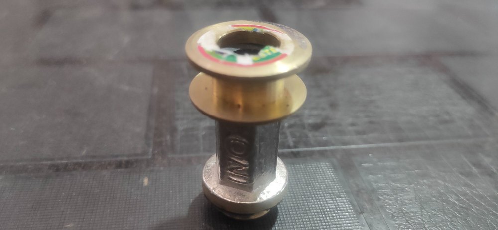Golden Brass 60gm Half Valve for Lpg Cylinders, For Home