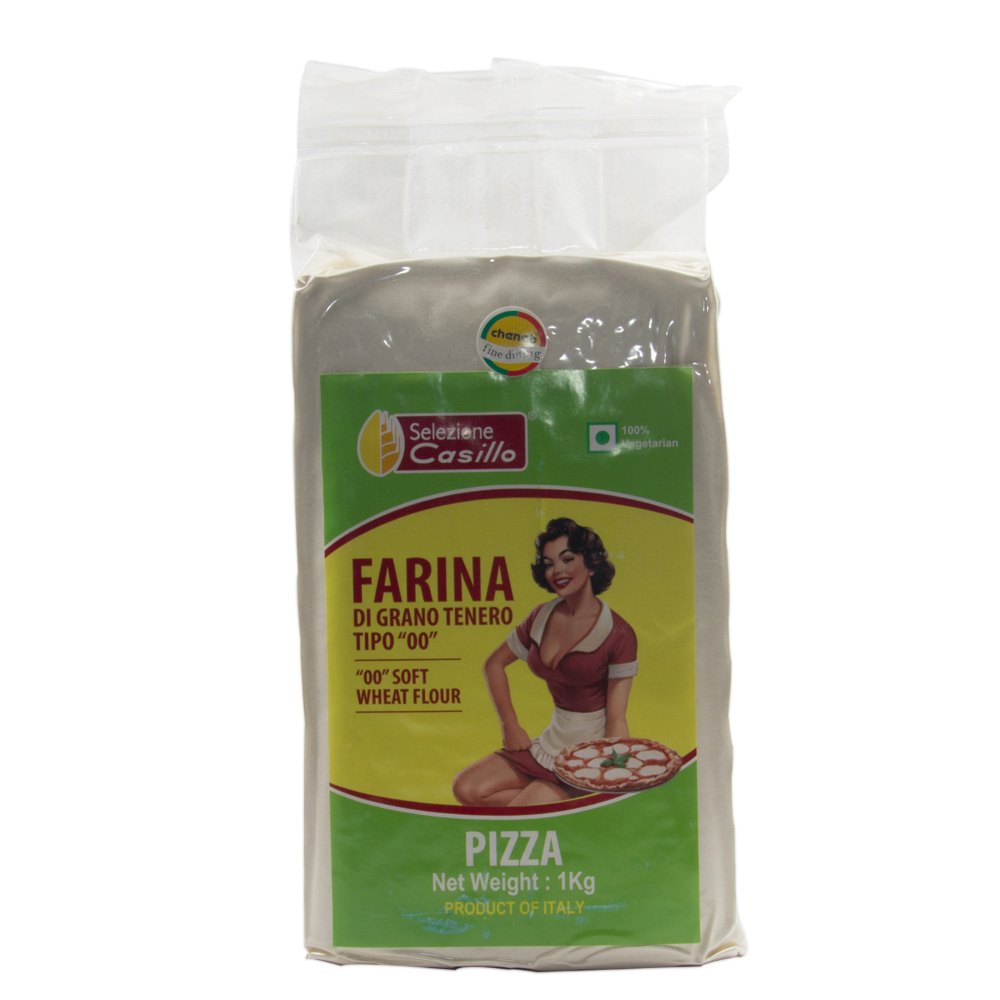White Plain Casillo Soft Wheat Pizza Flour, Packaging Size: 1kg, Packaging Type: Packet