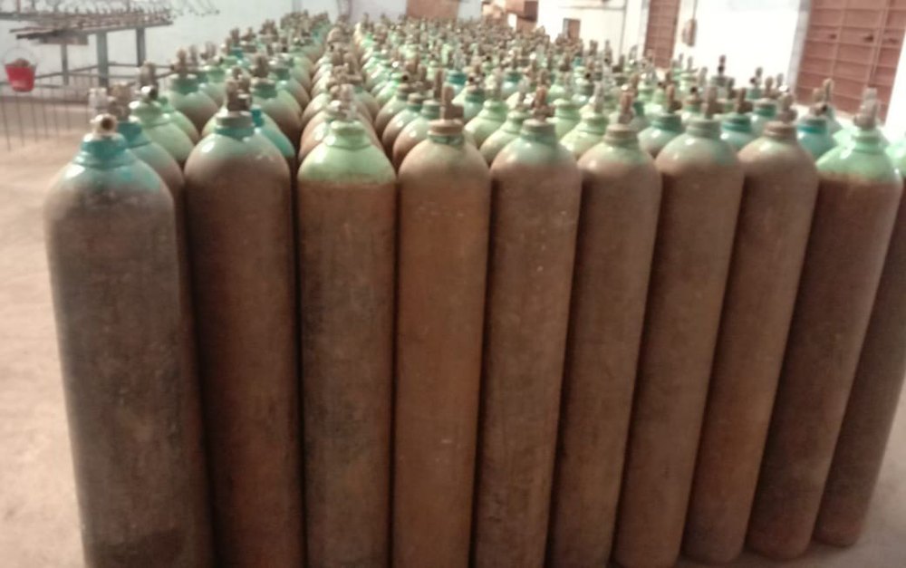D-Type (46.7 Litre) Empty Used Oxygen Gas Cylinders