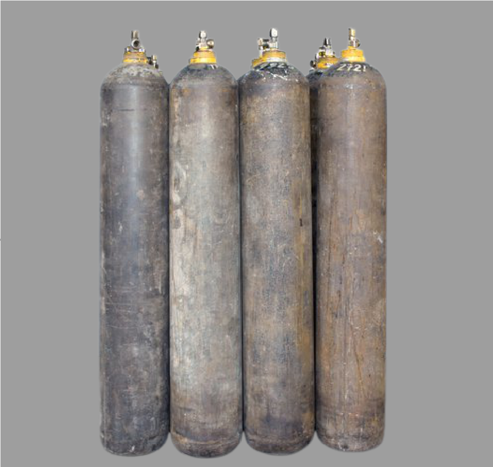 Empty Industrial Oxygen Cylinder, Working Pressure: 250 kgf/cm2