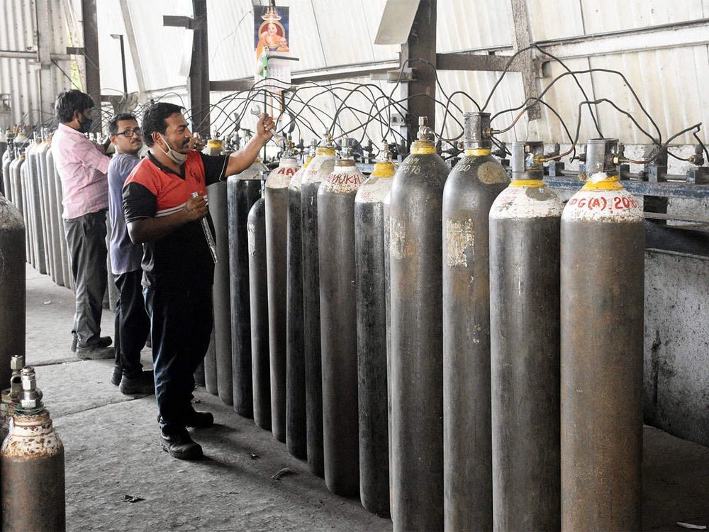 1.5cu.m to 7cu.m Filled Industrial Oxygen Cylinder